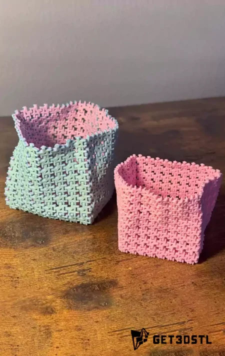 Flexi Soft Box Storage STL 3D Print