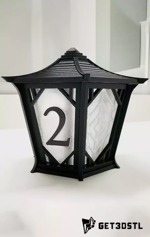 Japanese Wedding Lanterns STL Model