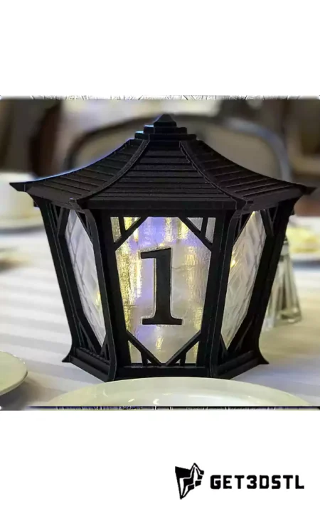 Japanese Wedding Lanterns STL Model