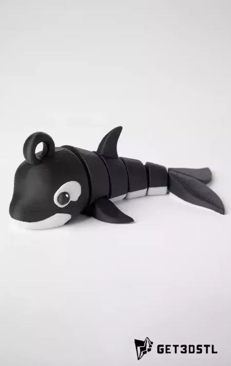 Orca Articulated Toy STL 3MF 3D Print Model