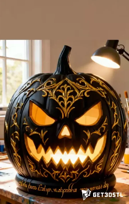 Pumpkin Killer Smile STL 3D 3MF Files