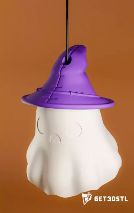 Ghost Ceiling Lamps STL 3D Print Halloween