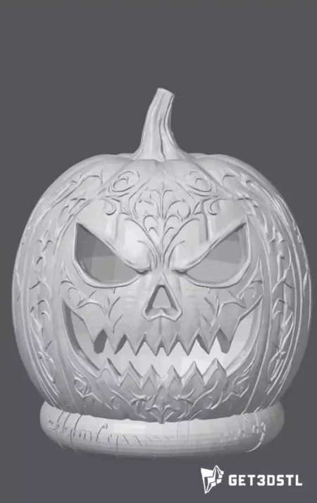 Pumpkin Killer Smile STL 3D 3MF Files