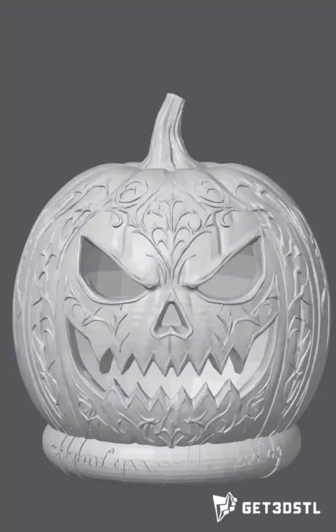 Pumpkin Killer Smile STL 3D 3MF Files