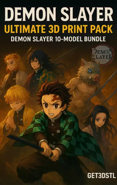 DEMON SLAYER ULTIMATE STL 3D PRINT PACK