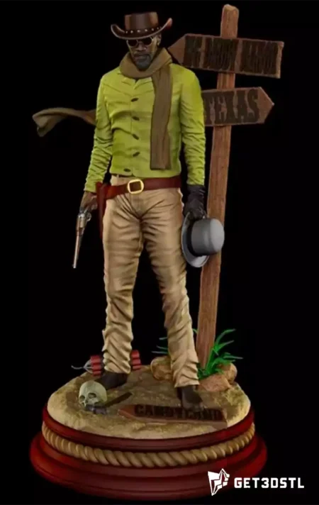 Django Hero 3D Print STL Model