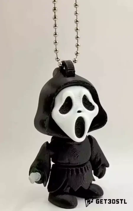 Ghostface Flexi Halloween STL 3D Print Model