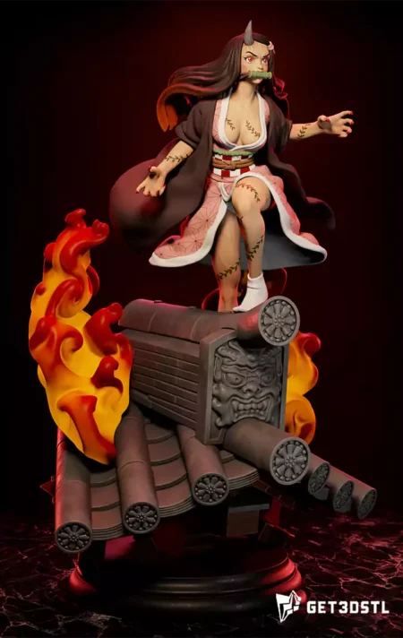 Kamado Nezuko 3D Print Model Kimetsu no Yaiba