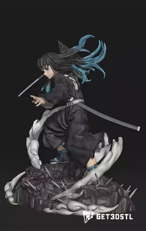 Mist Hashira Demon Slayer STL 3D Print Model
