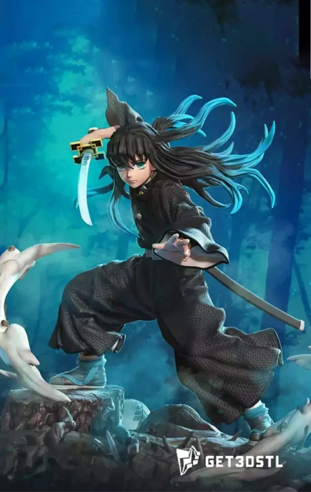 Mist Hashira Demon Slayer STL 3D Print Model