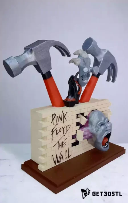The Wall Surreal STL 3D Print Model Art