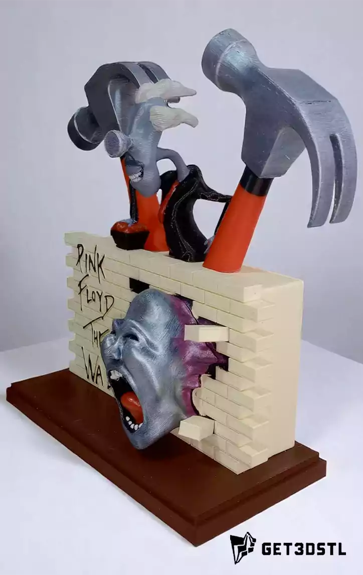 The Wall Surreal STL 3D Print Model Art