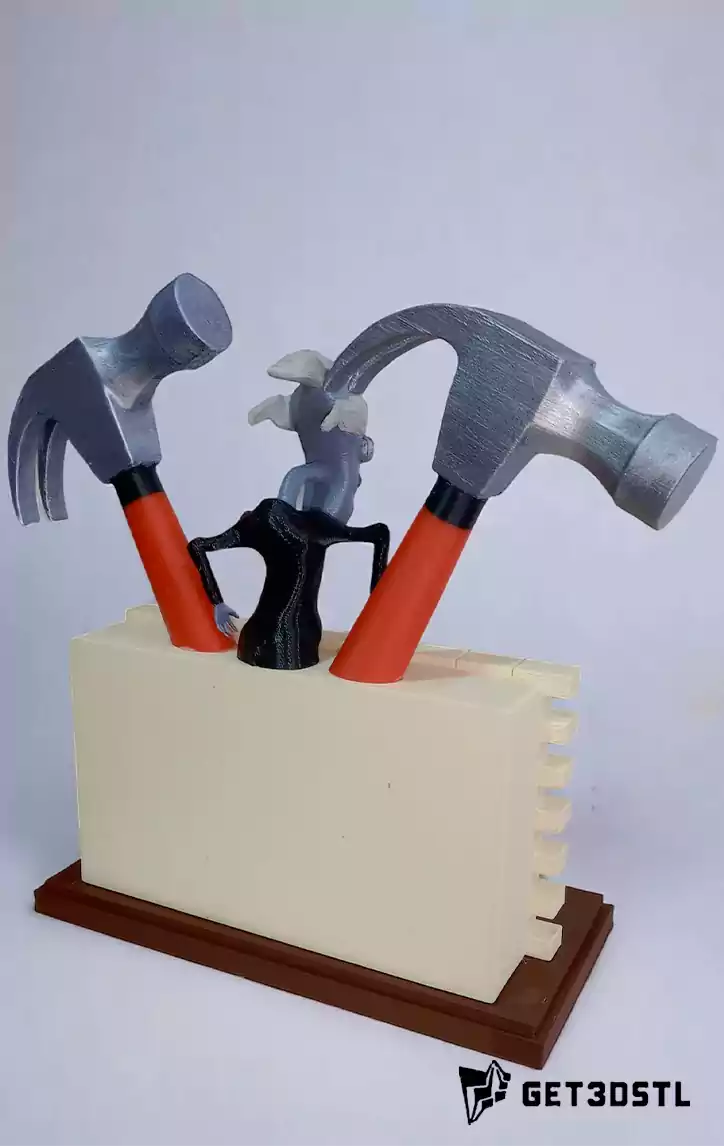 The Wall Surreal STL 3D Print Model Art