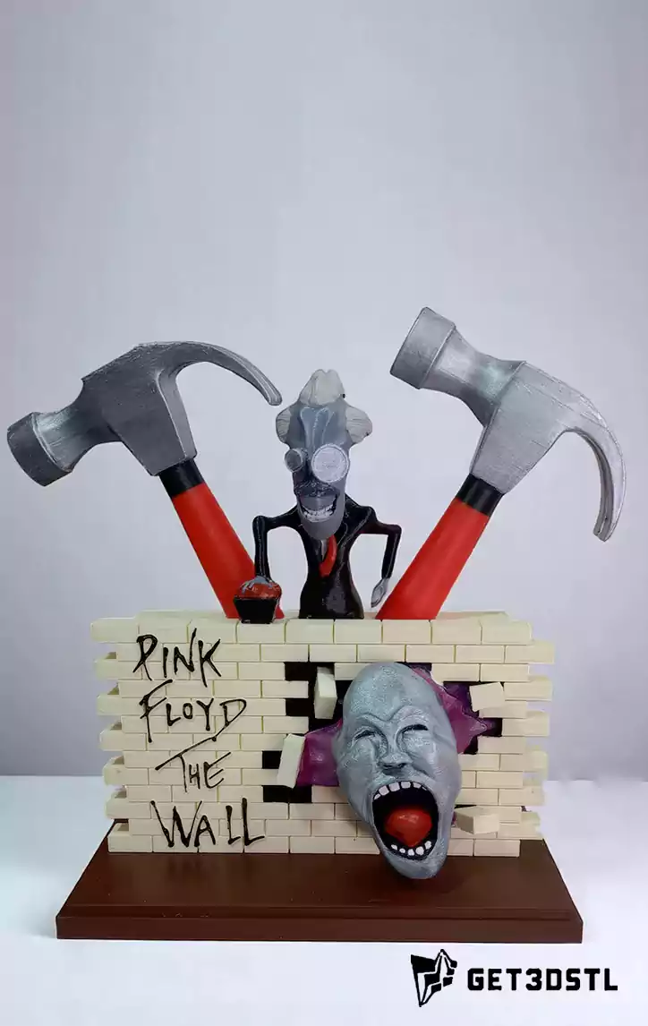 The Wall Surreal STL 3D Print Model Art