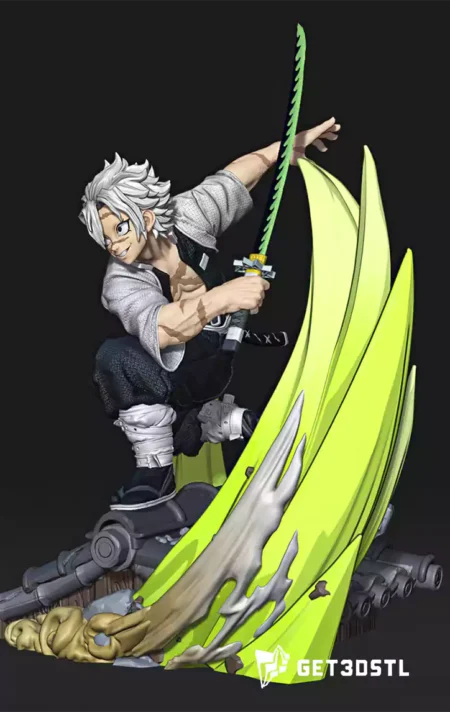 Wind Hashira Demon Slayer STL 3D Print Model