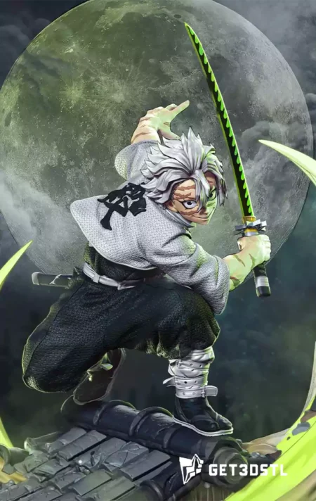 Wind Hashira Demon Slayer STL 3D Print Model