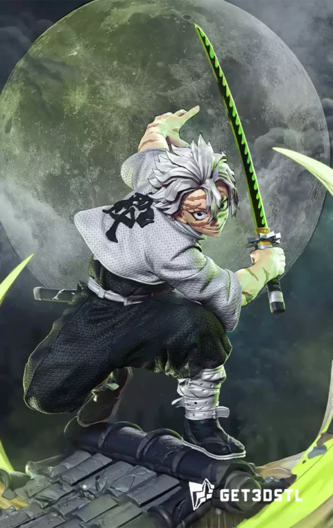 Wind Hashira Demon Slayer STL 3D Print Model