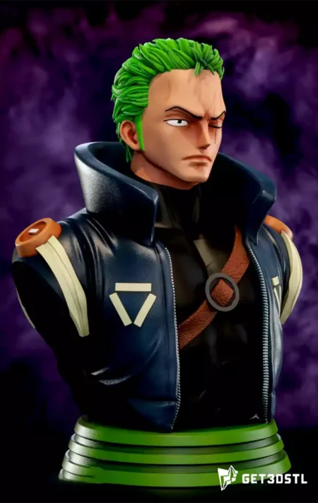 Zoro Suit Bust STL 3D Printer Model One Piece