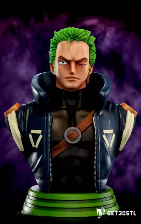 Zoro Suit Bust STL 3D Printer Model One Piece