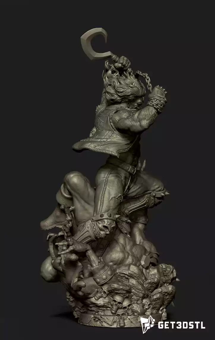 Lobo Killing 3D Print Model