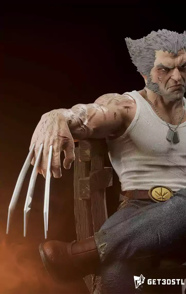 3D Wolverine Logan STL Print