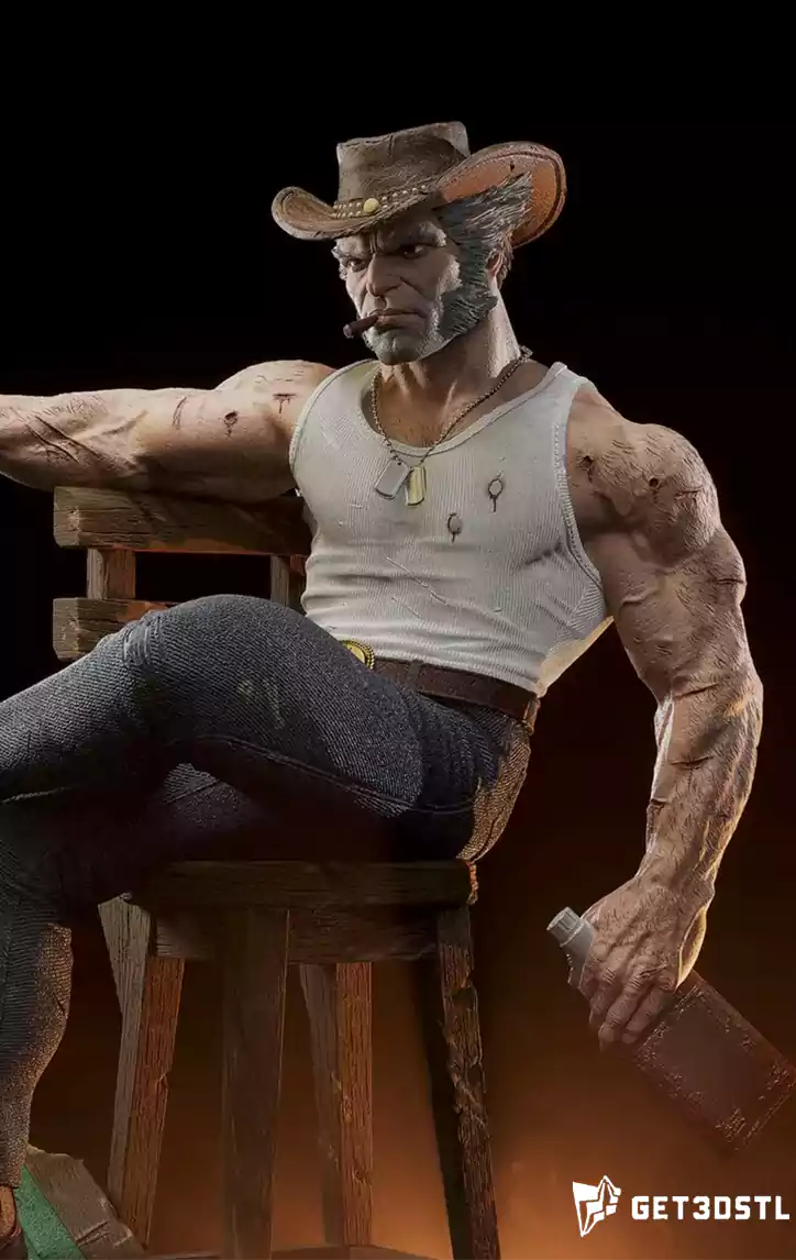 3D Wolverine Logan STL Print