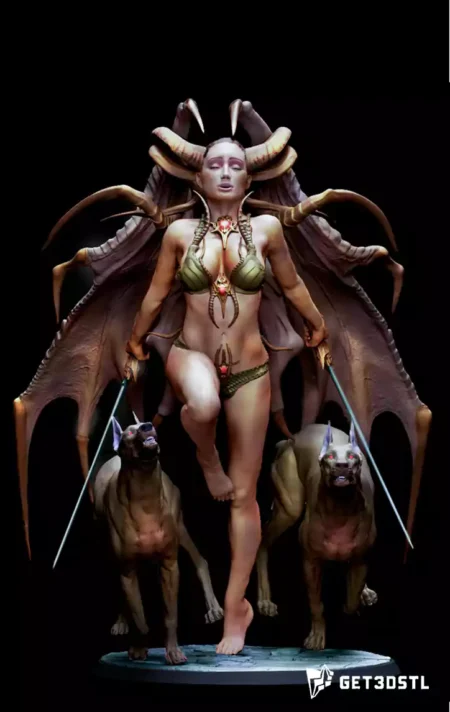 Abere with Dogs 3D Model STL Files