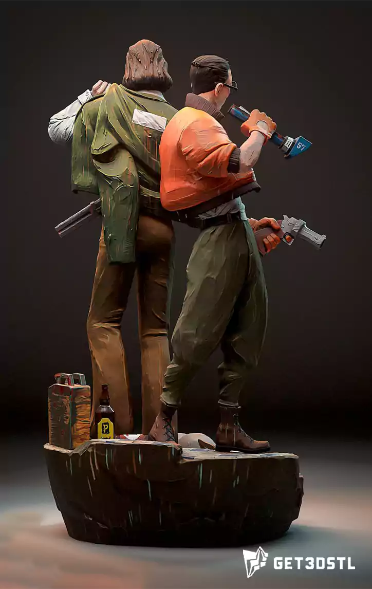 Harry and Kim Disco Elysium STL Files