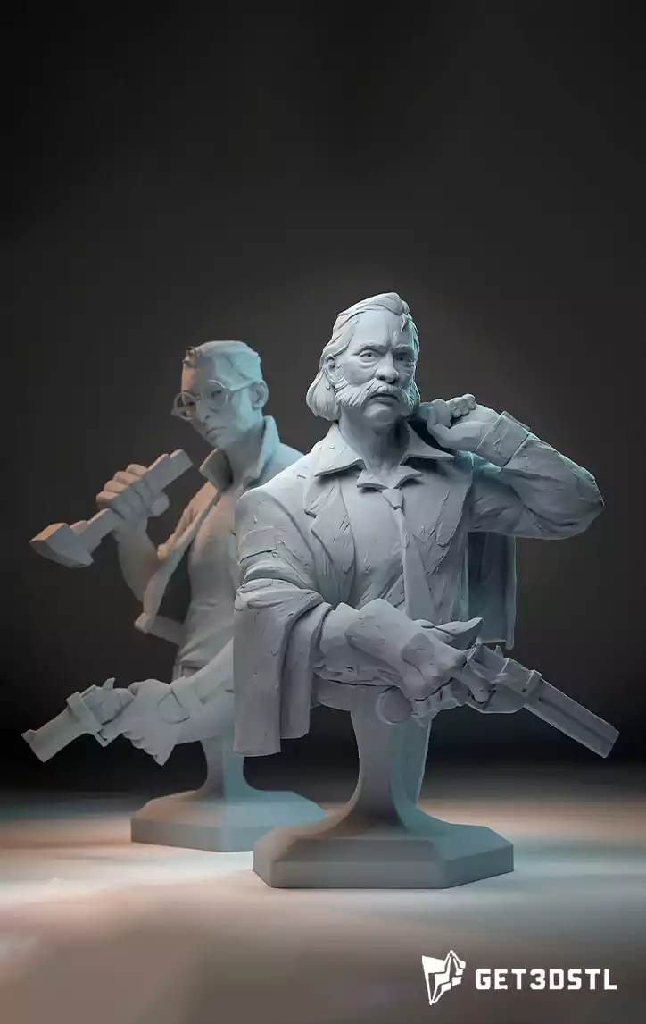Harry and Kim Disco Elysium STL Files