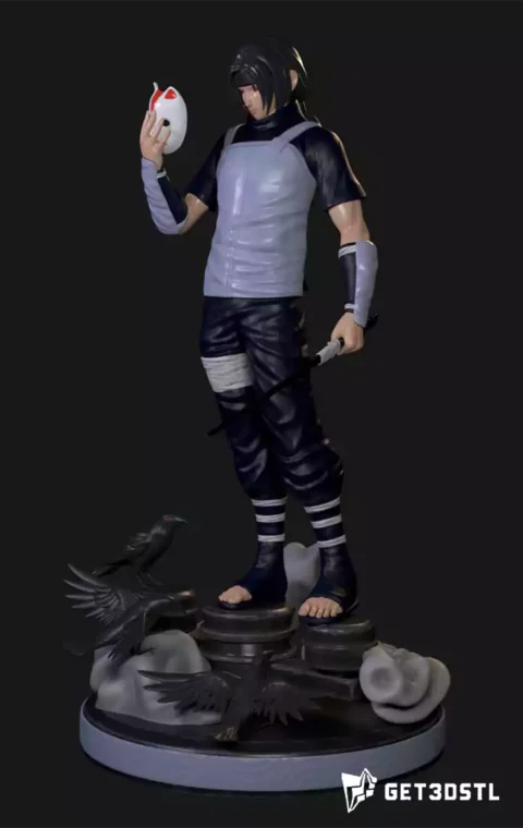 Itachi Naruto STL 3D Model