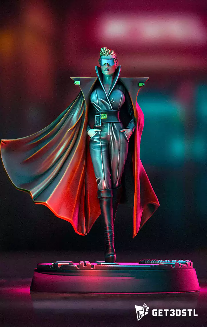 Life Size Superhero 3D Cyberpunk STL Pack