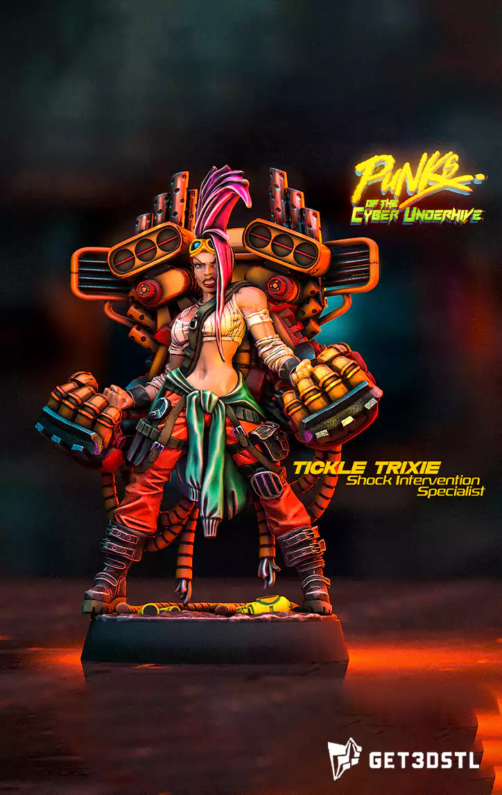 Life Size Superhero 3D Cyberpunk STL Pack