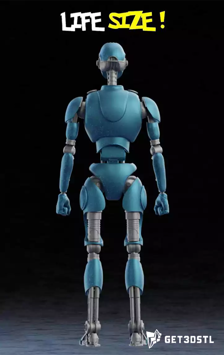 Life Size Superhero 3D Cyberpunk STL Pack