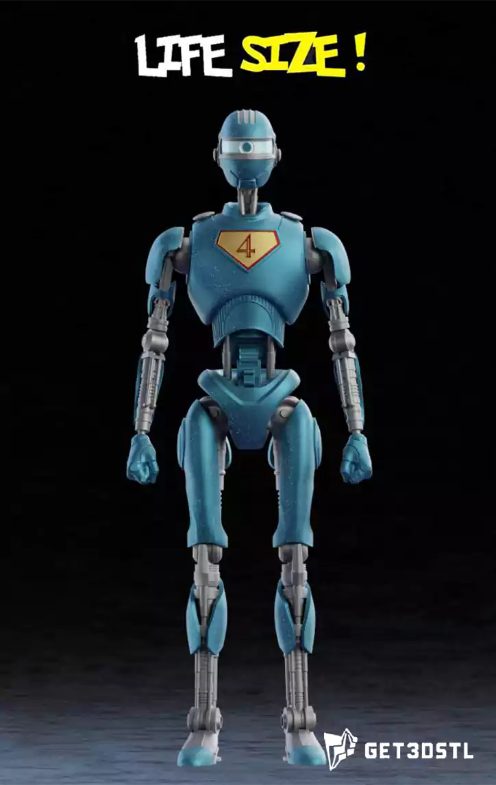 Life Size Superhero 3D Cyberpunk STL Pack