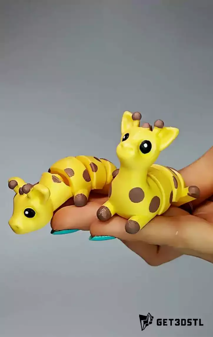 Little Giraffe Flexi 3D Model