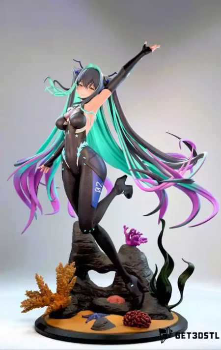 Little Mermaid Siren Nikke 3D Model