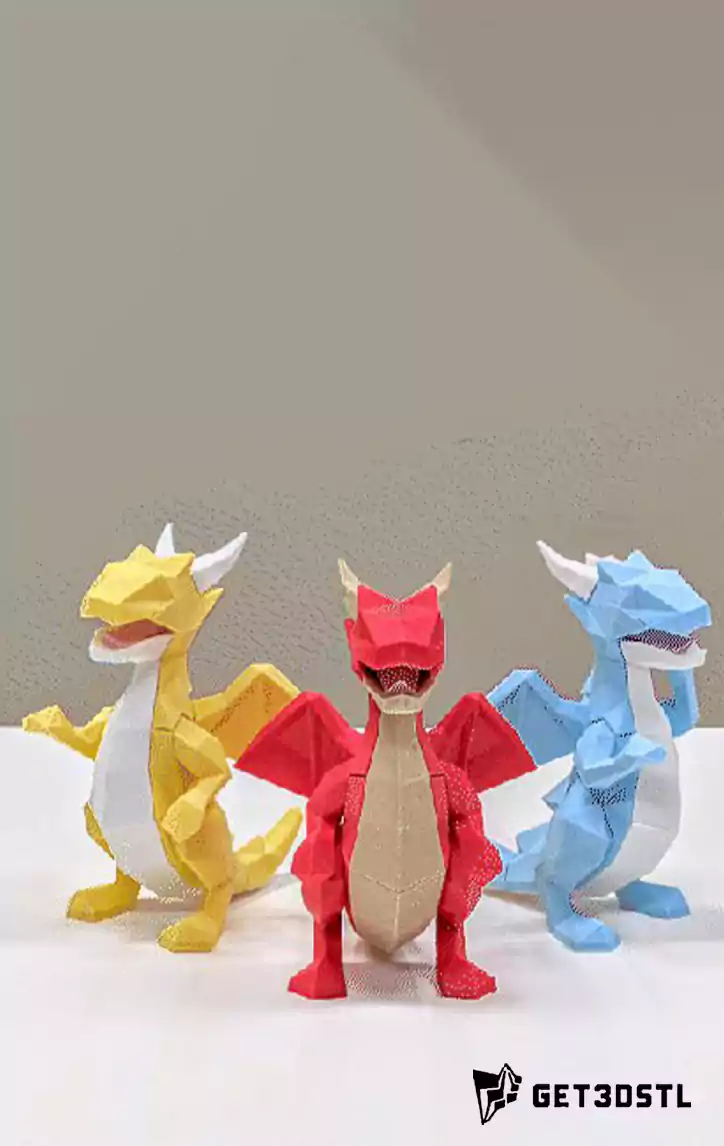 Low Poly Animal STL 3D Model Pack