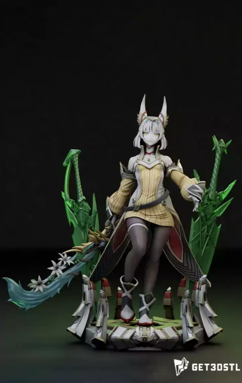 Nia Xenoblade Chronicles V2 3D Model