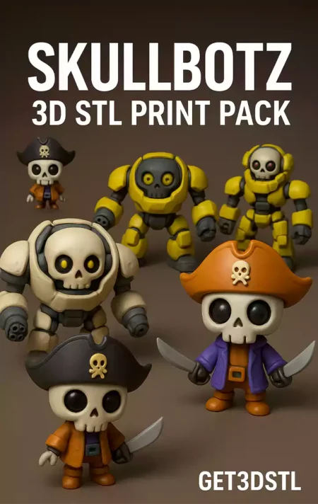 Skullbotz STL 3D Print Pack