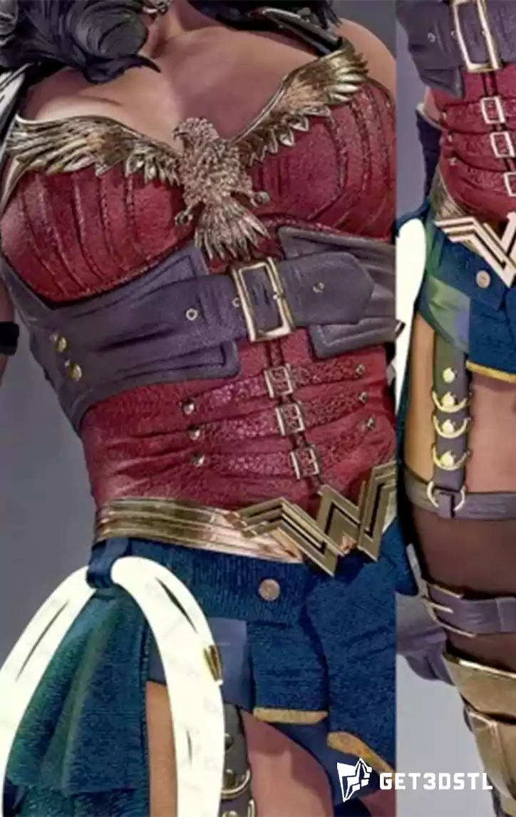 Steampunk Wonderwoman STL Files