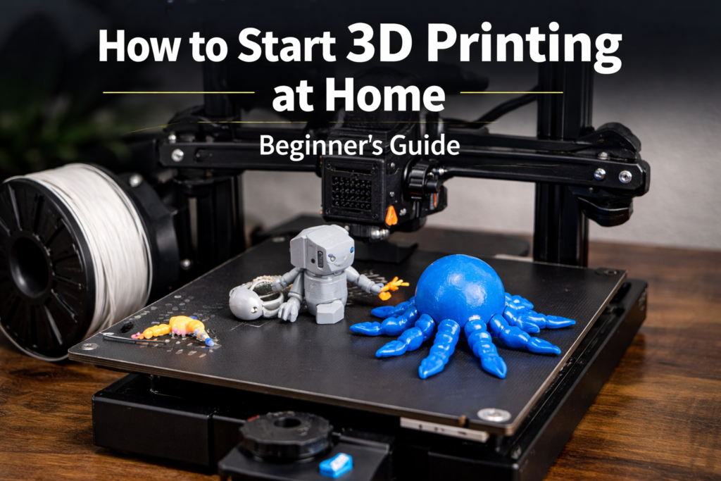 how to start 3d printing at home