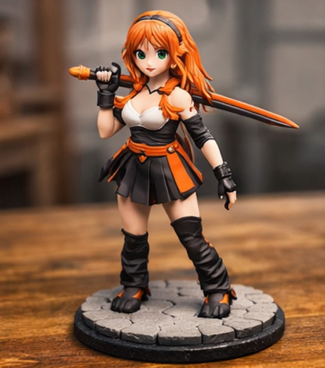 anime figure 3D printable model 2026 detailed STL file collectible figurine print