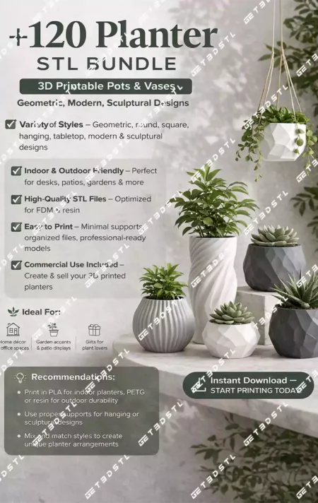 Planter STL Files