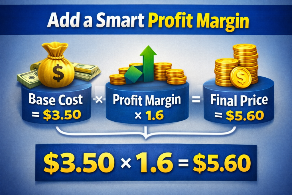3D printing profit margin formula example for pricing products