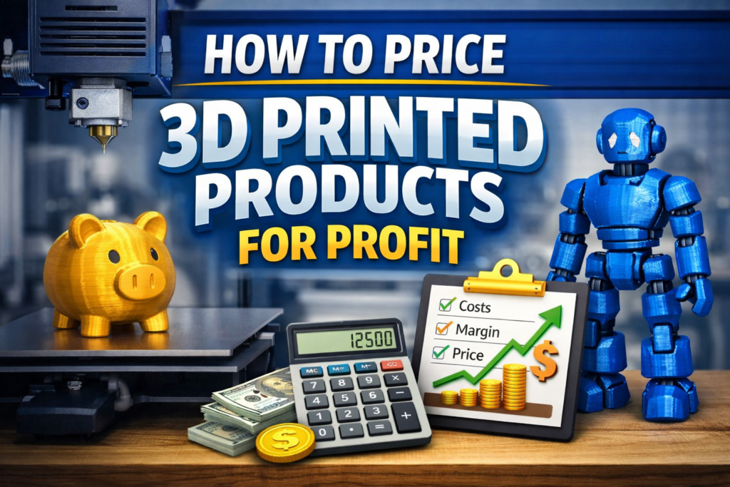 How to price 3D printed products for profit pricing guide