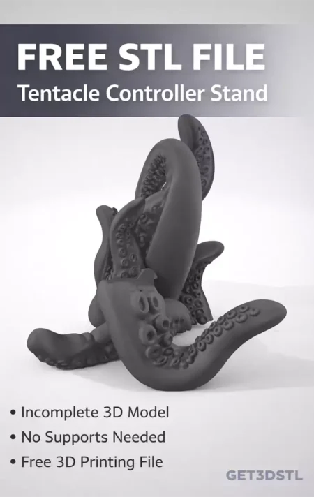 Tentacle controller stand STL