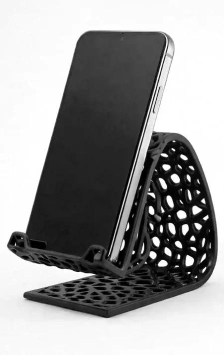 geometric phone stand 3d printed model