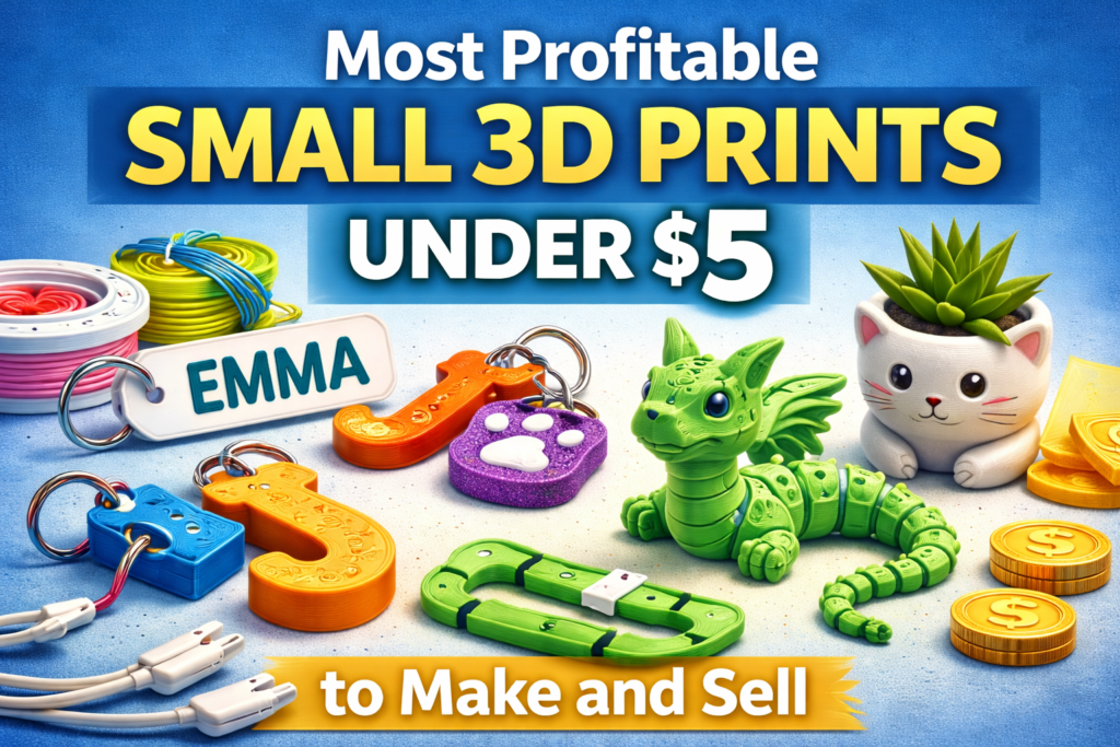 Most Profitable Small 3D Prints Under $5