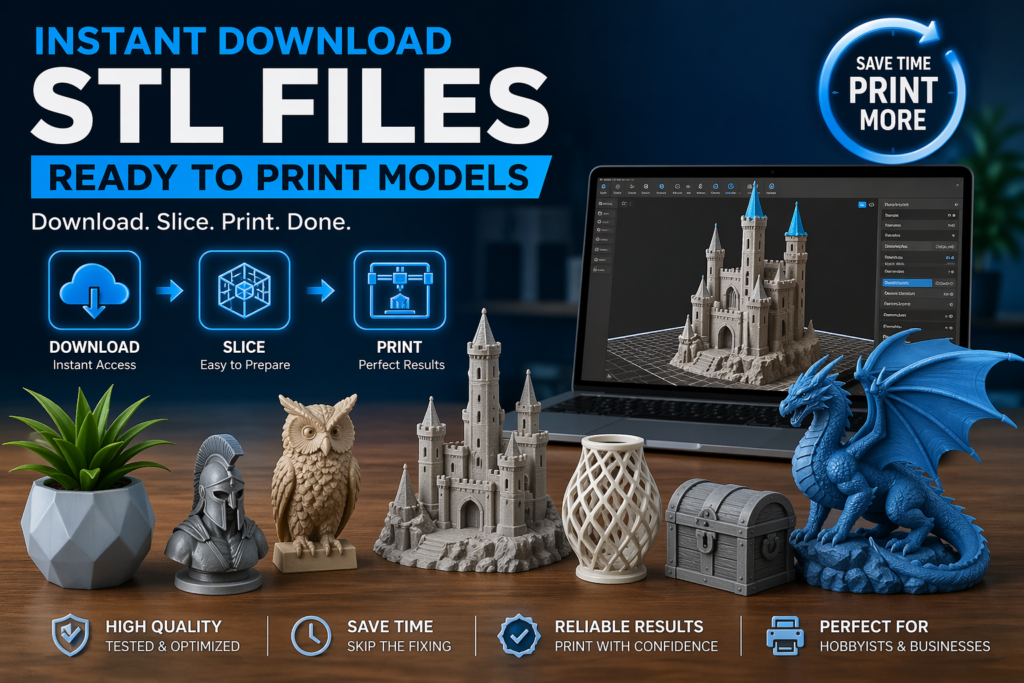 Instant Download STL Files