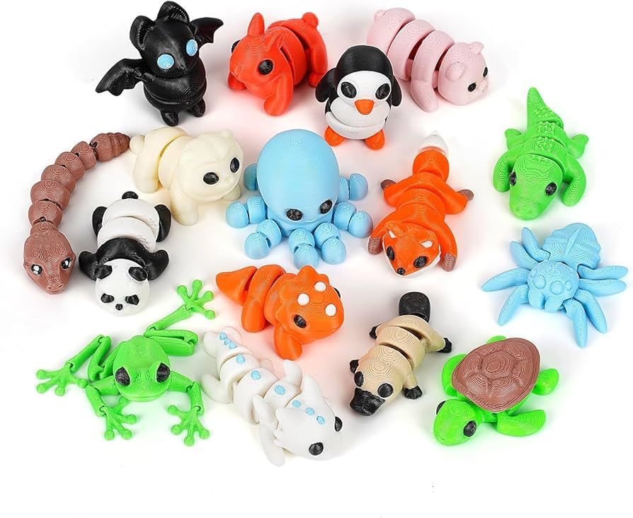 printable mini animals stl 3mf files